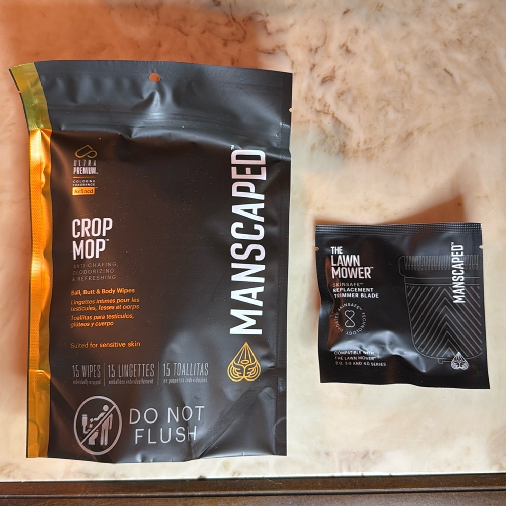 Manscaped Skinsafe Replacement Trimming Head The Lawn Mower Crop Mop Wipes. New